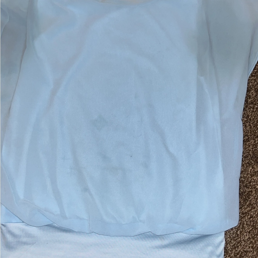 Chic Sheer Blue Top